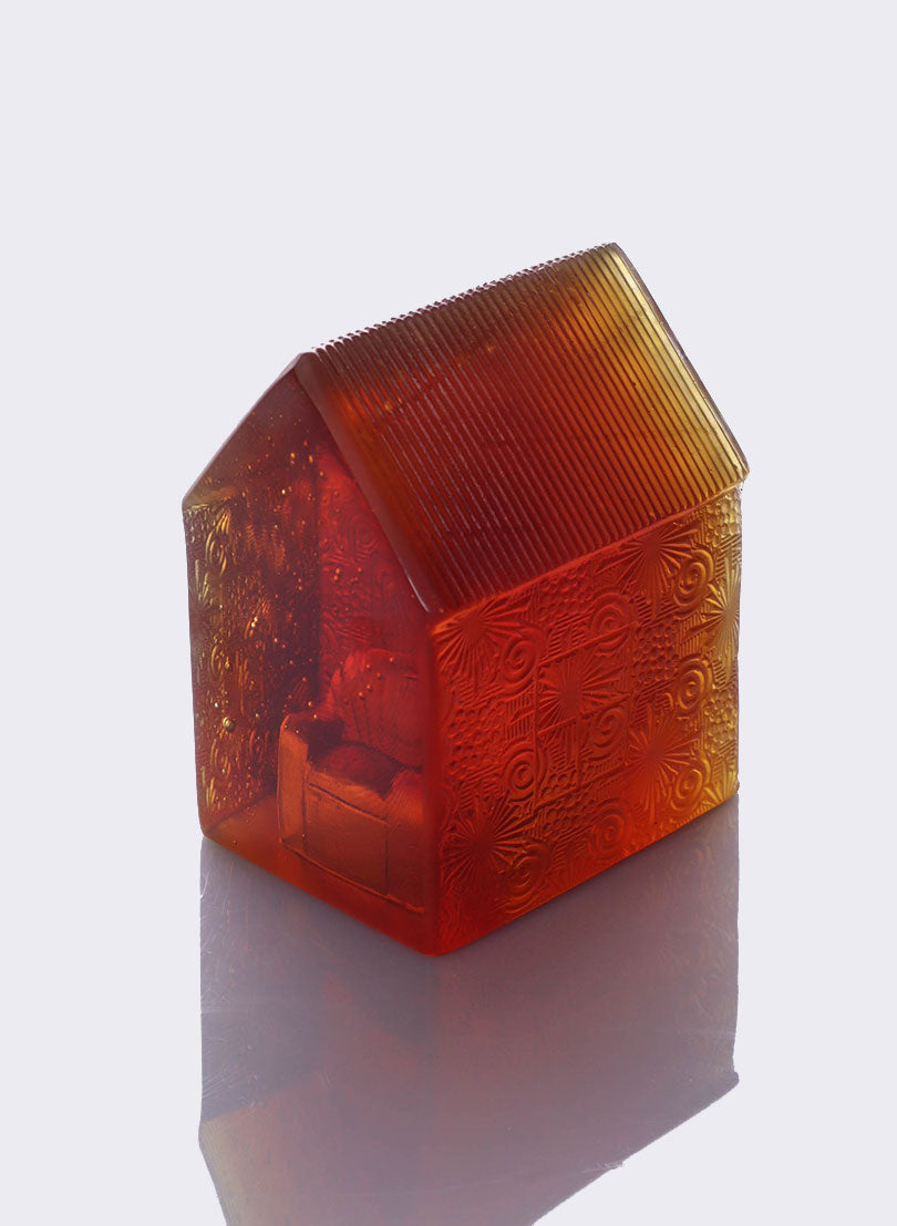 Cast Glass House - At the end of the day!