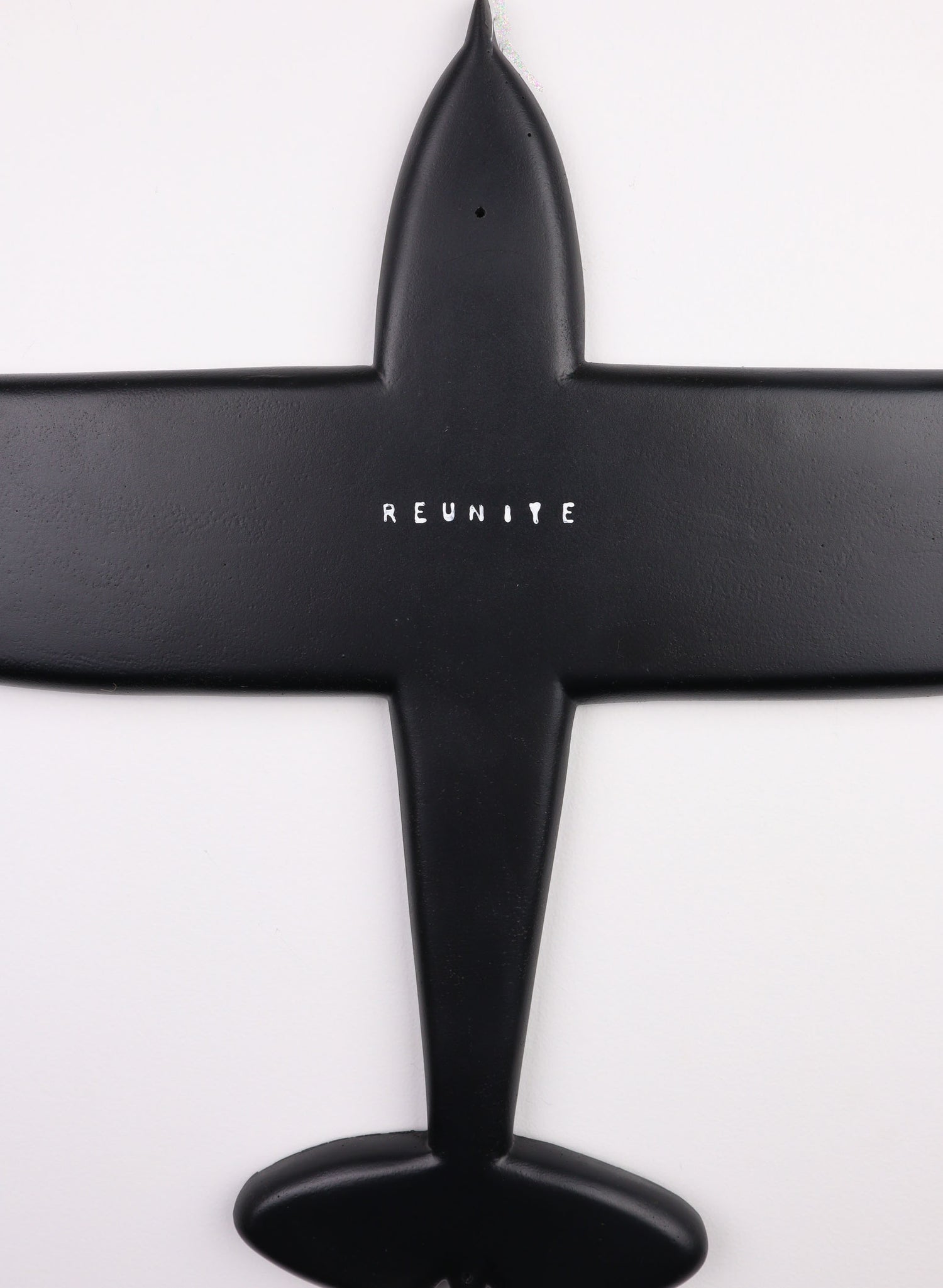 Large Spitfire Resin Plane - Black