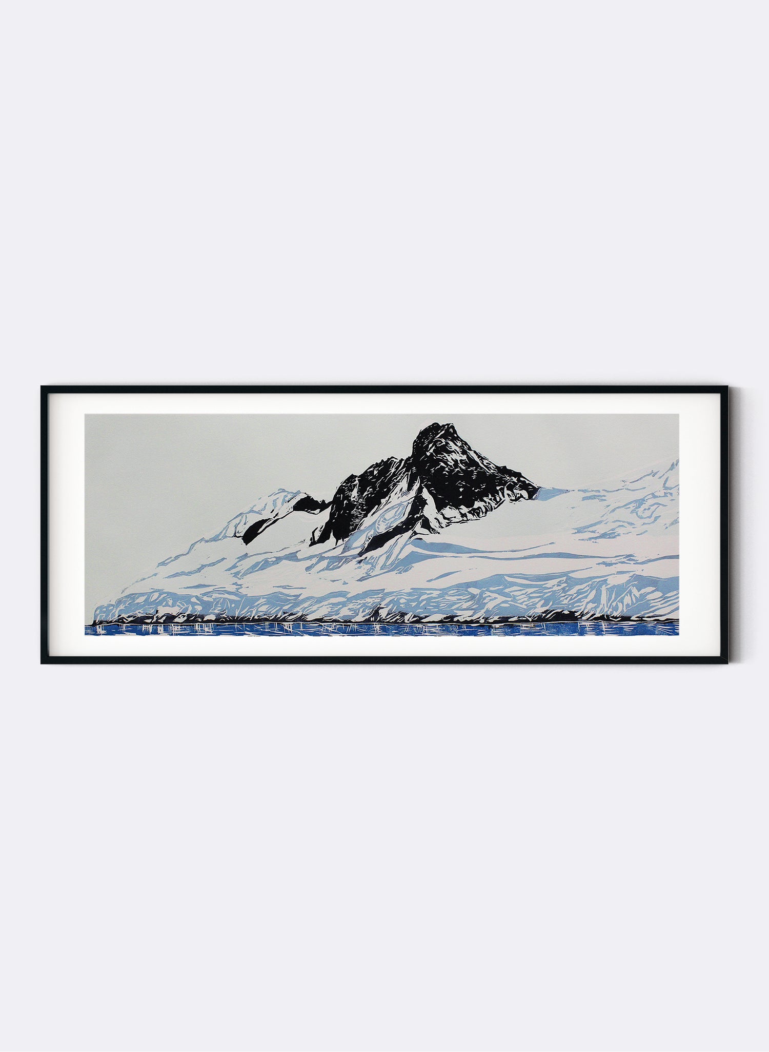 Antarctica No.4 - Woodblock Print