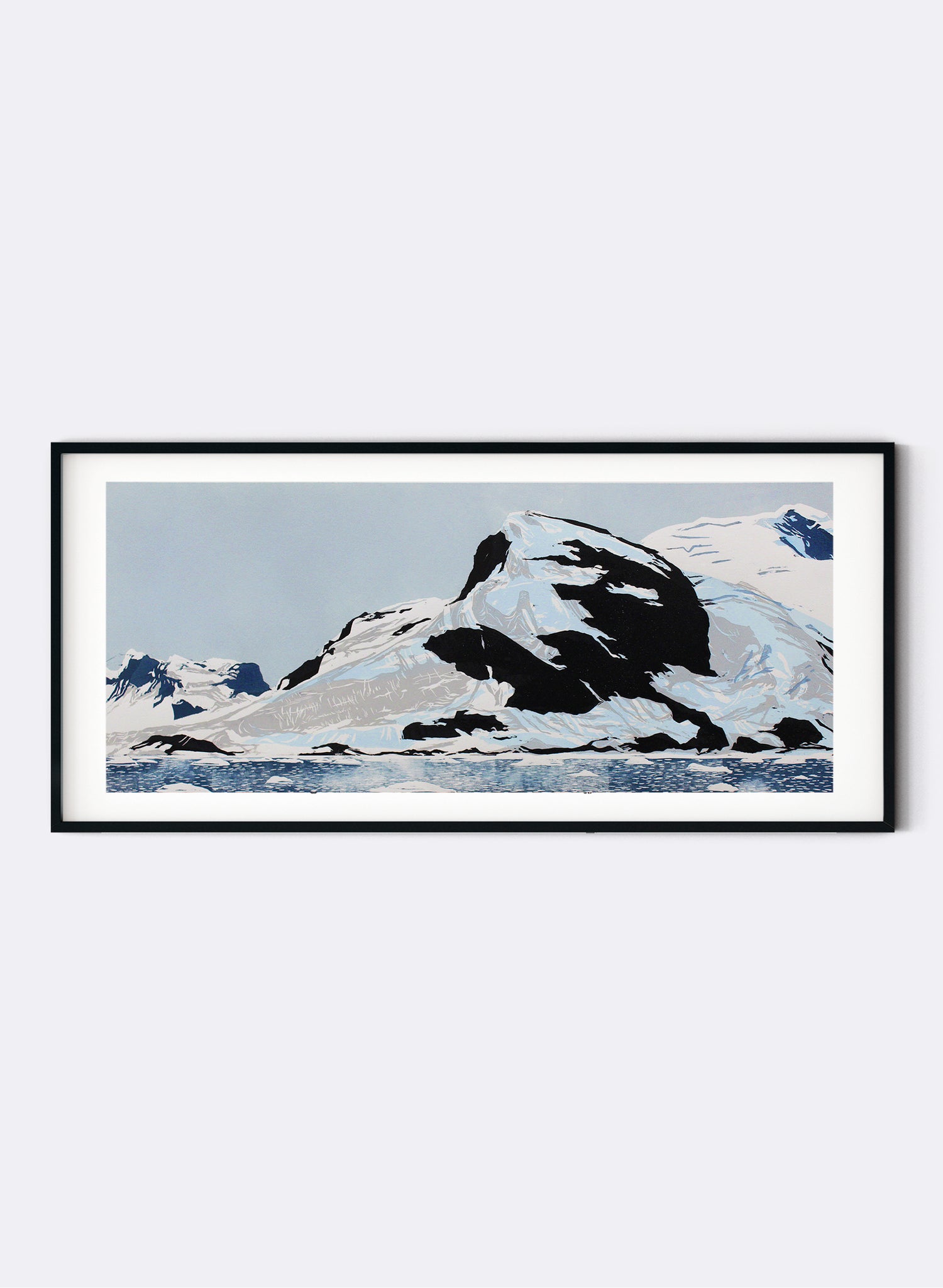 Antarctica No.6 - Woodblock Print