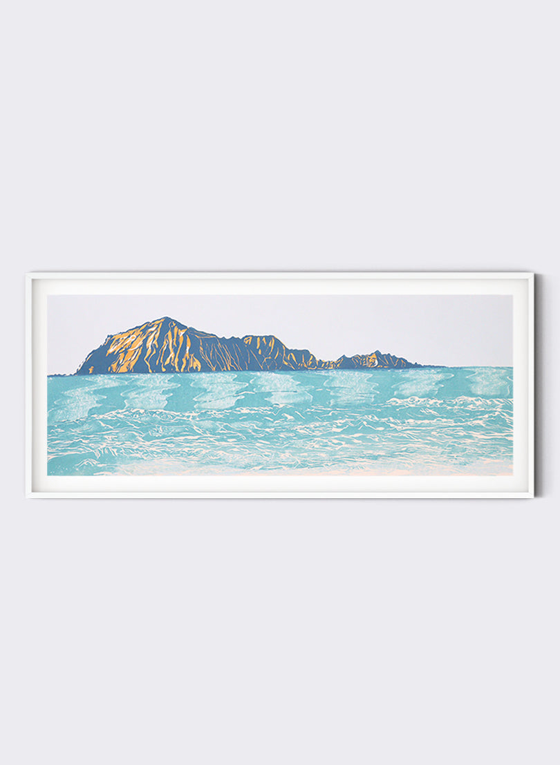 Bare Island | Medium - Woodblock Print