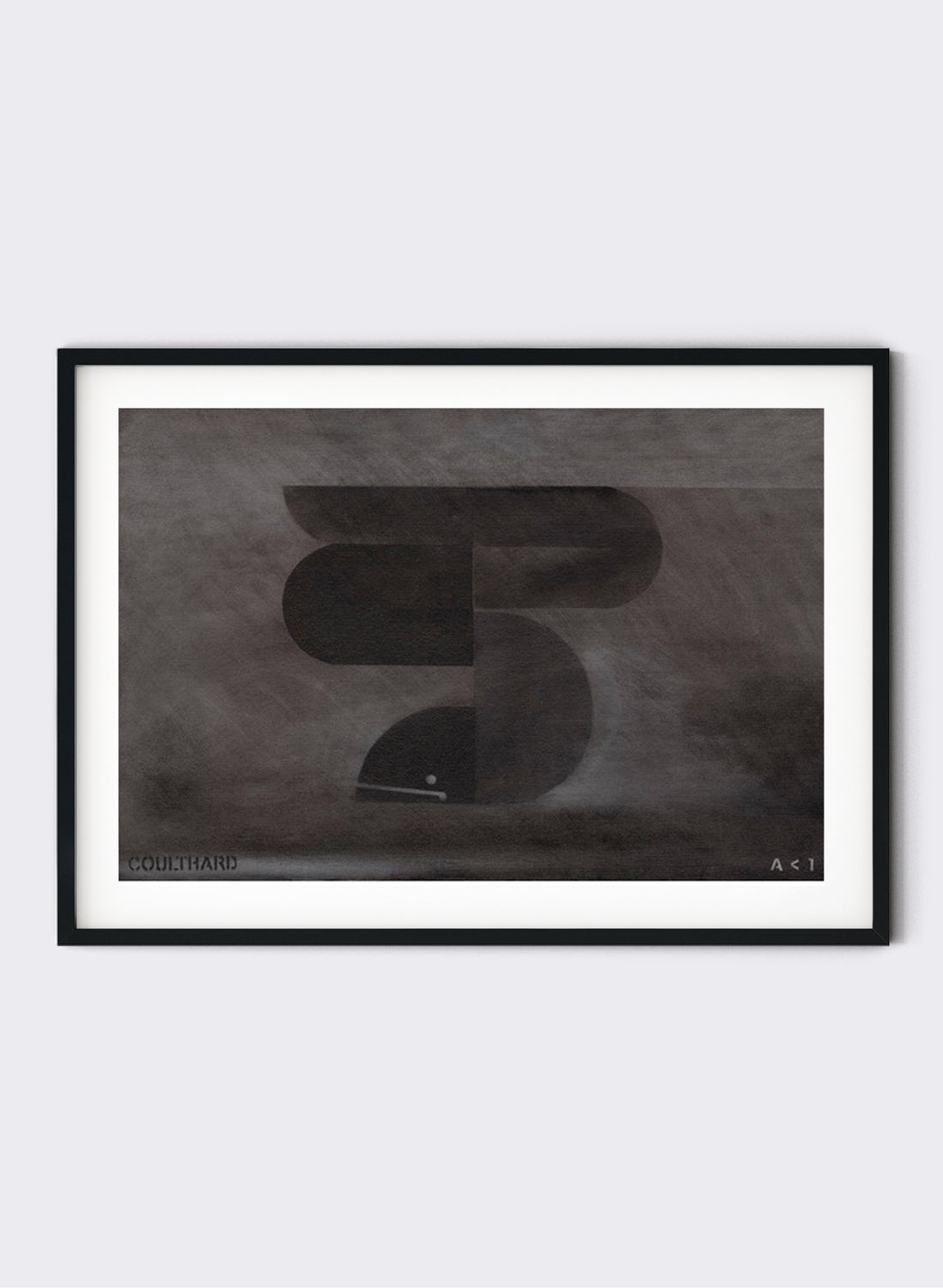 Graphite Eel - A&lt;1 - Giclee Print