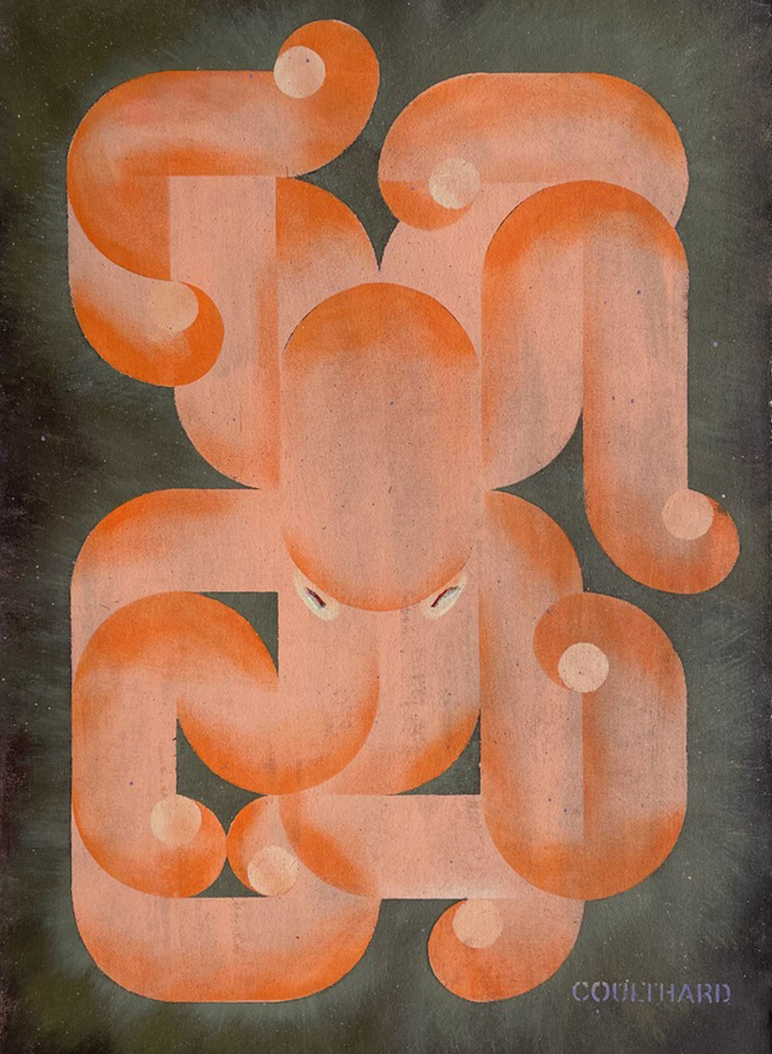 Te Wheke (The Octopus) No.5 - Original Painting