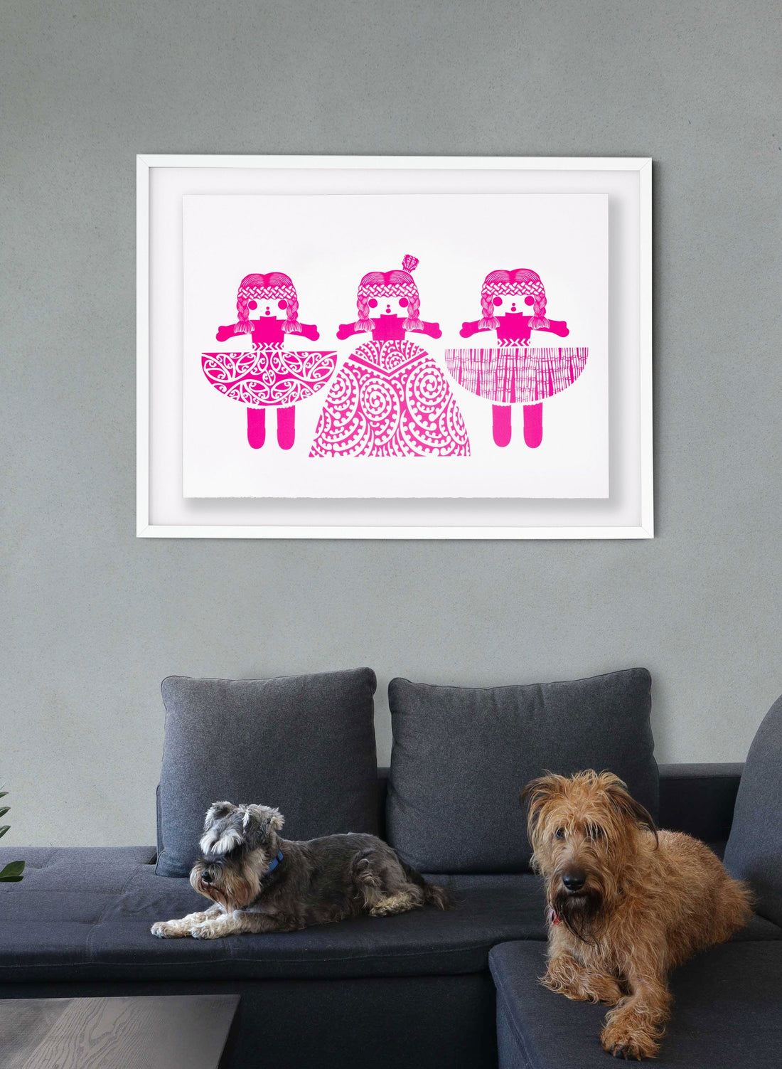 Aroha Nui | Pink - Screen Print