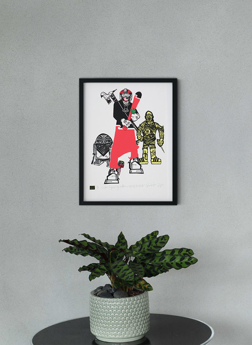 Luke Superfly Walker C3KO &amp; R2TuTu - Digital Print