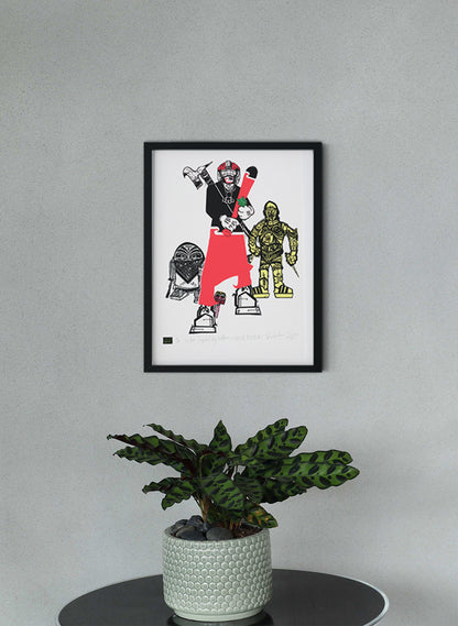 Luke Superfly Walker C3KO &amp; R2TuTu - Digital Print