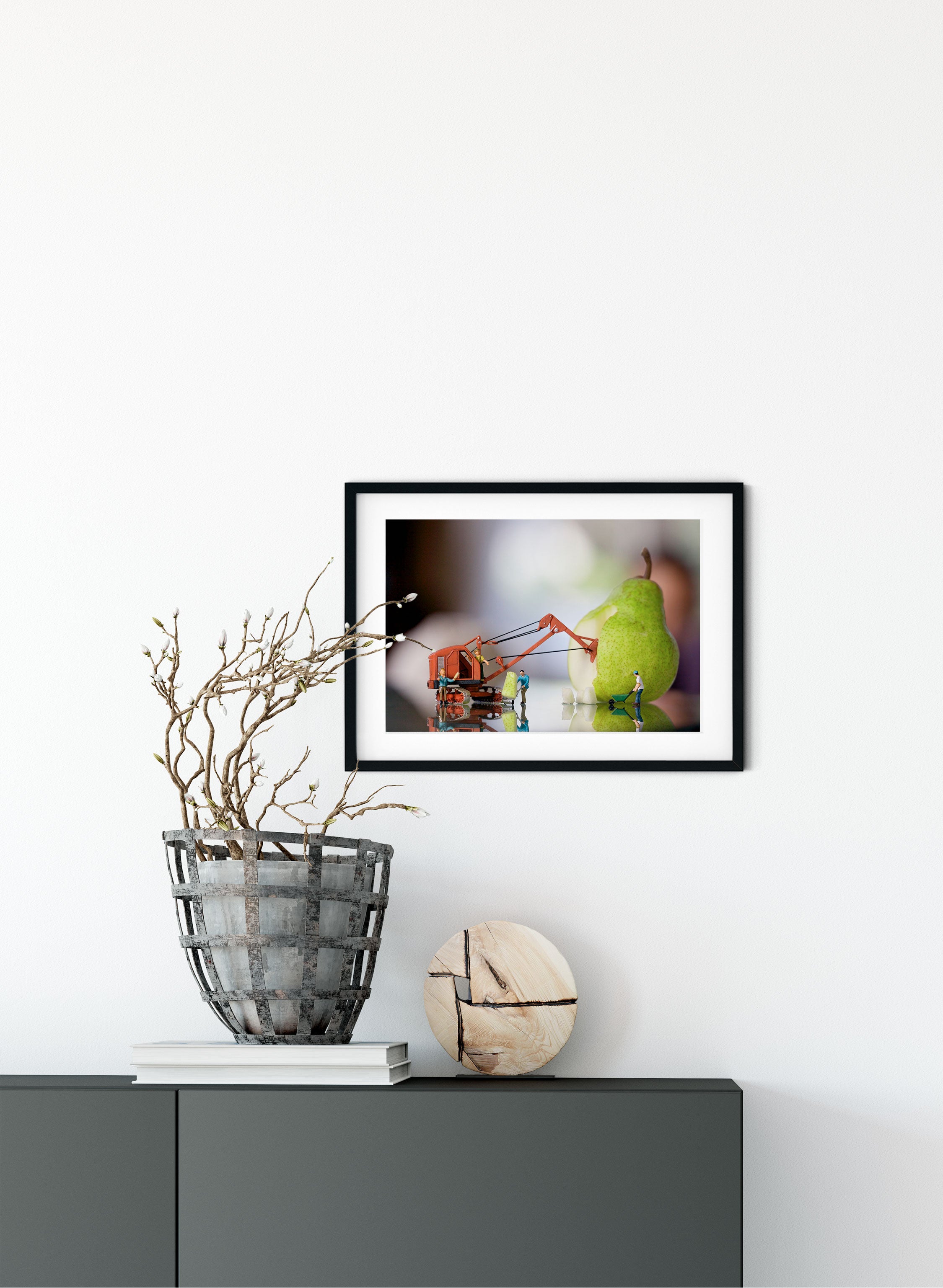 Pear &amp; A Small Team Of Experts - Photographic Print