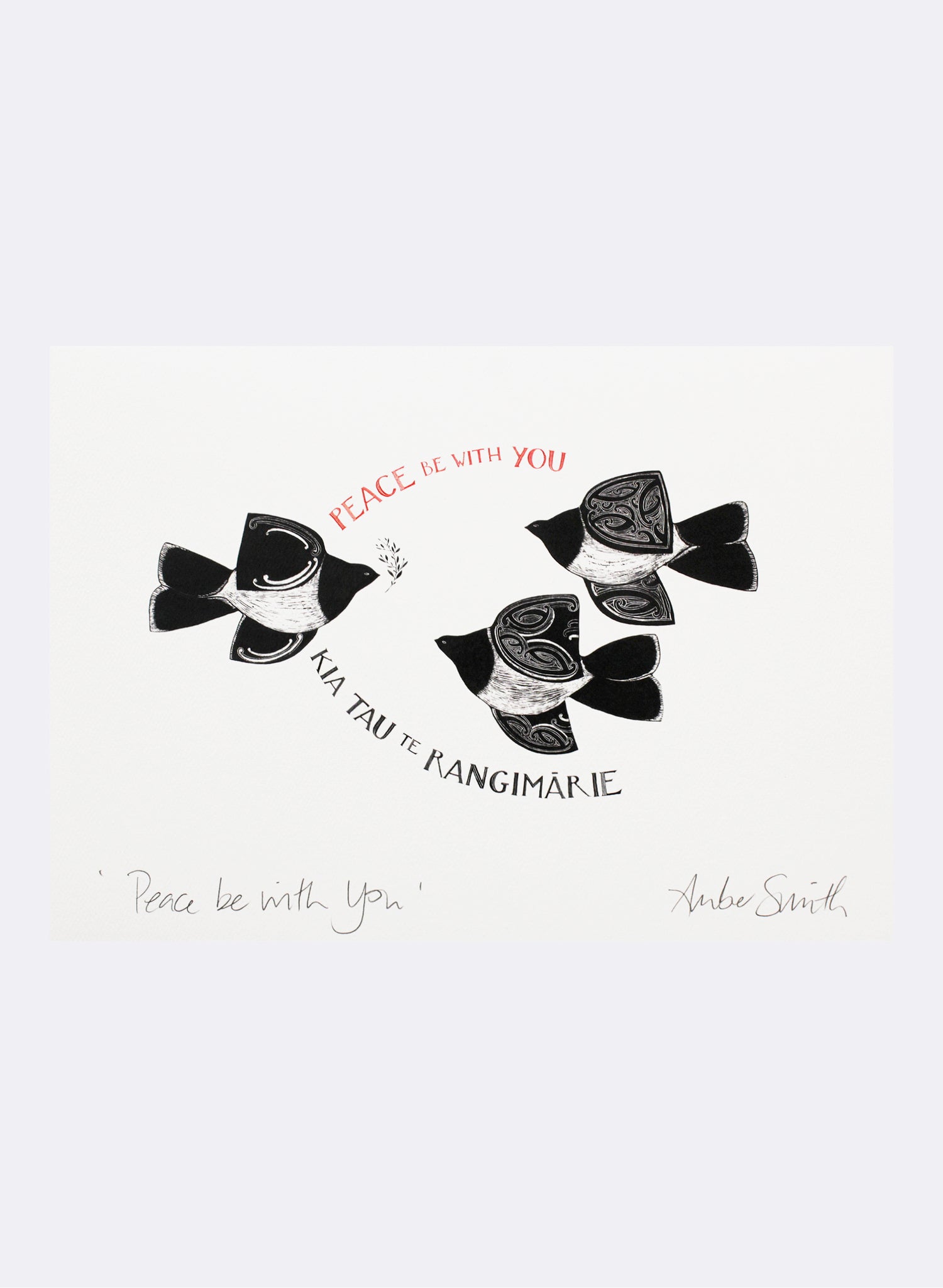 Peace Be With You - Giclée Print
