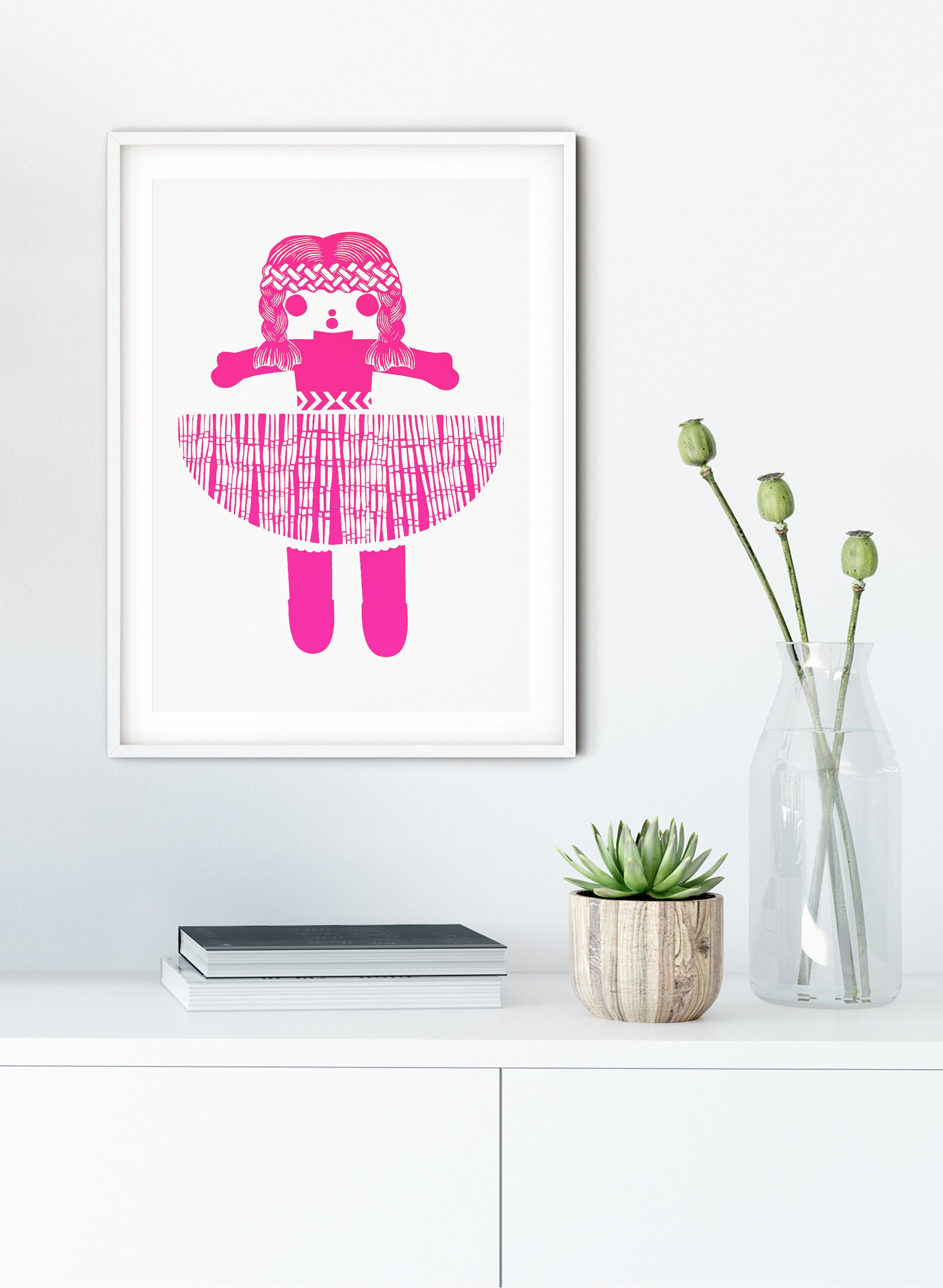 Mini Celebration Rua | Pink - Screen Print