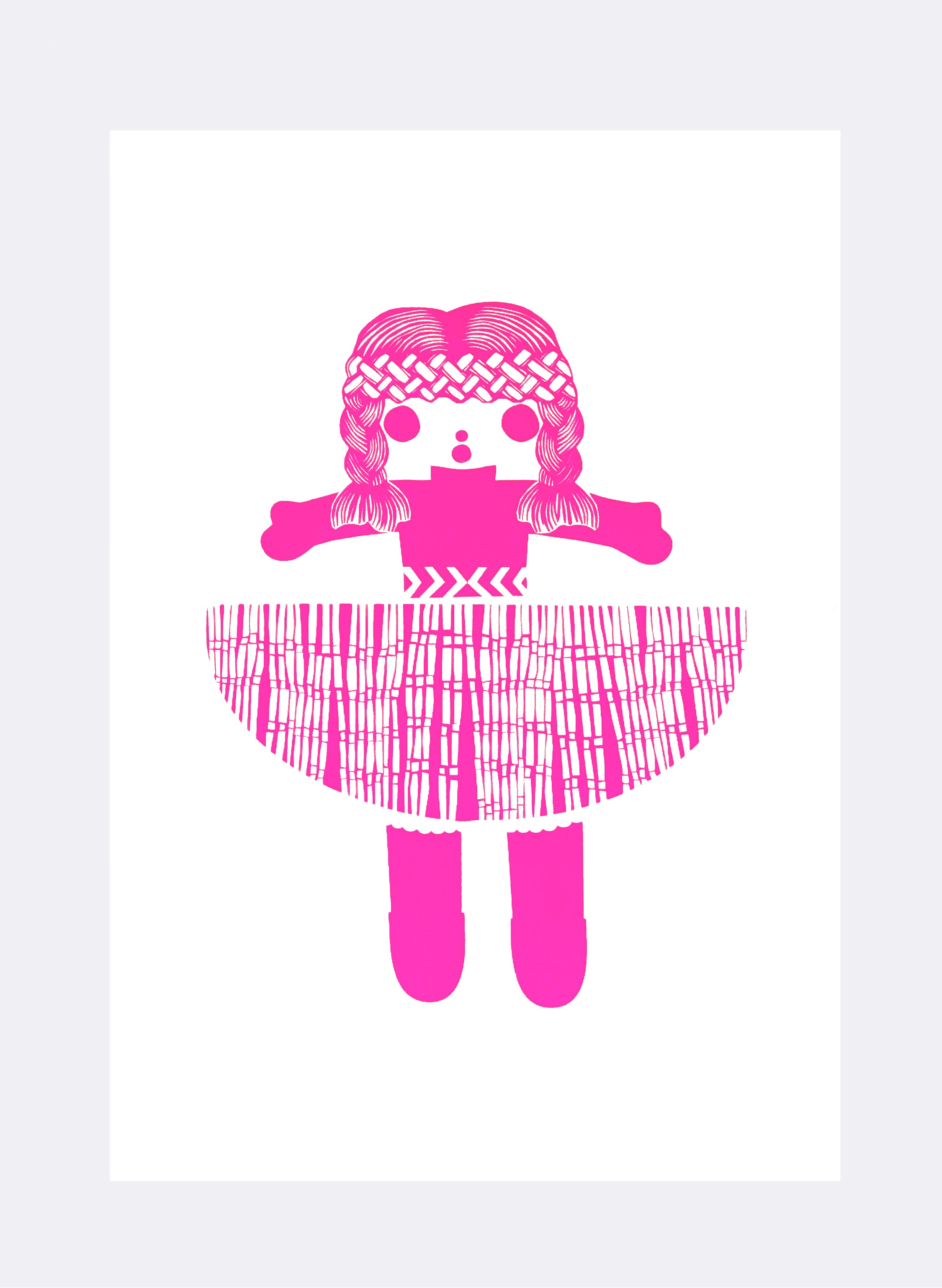 Mini Celebration Rua | Pink - Screen Print