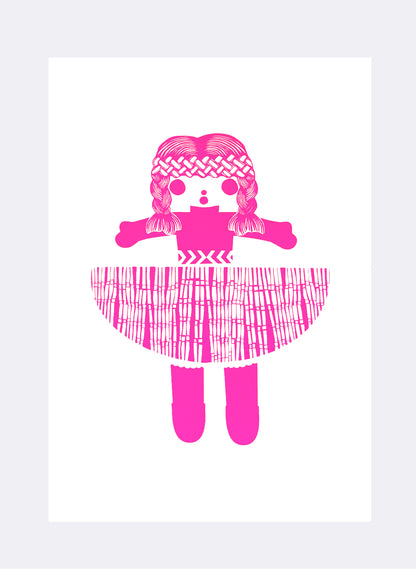 Mini Celebration Rua | Pink - Screen Print