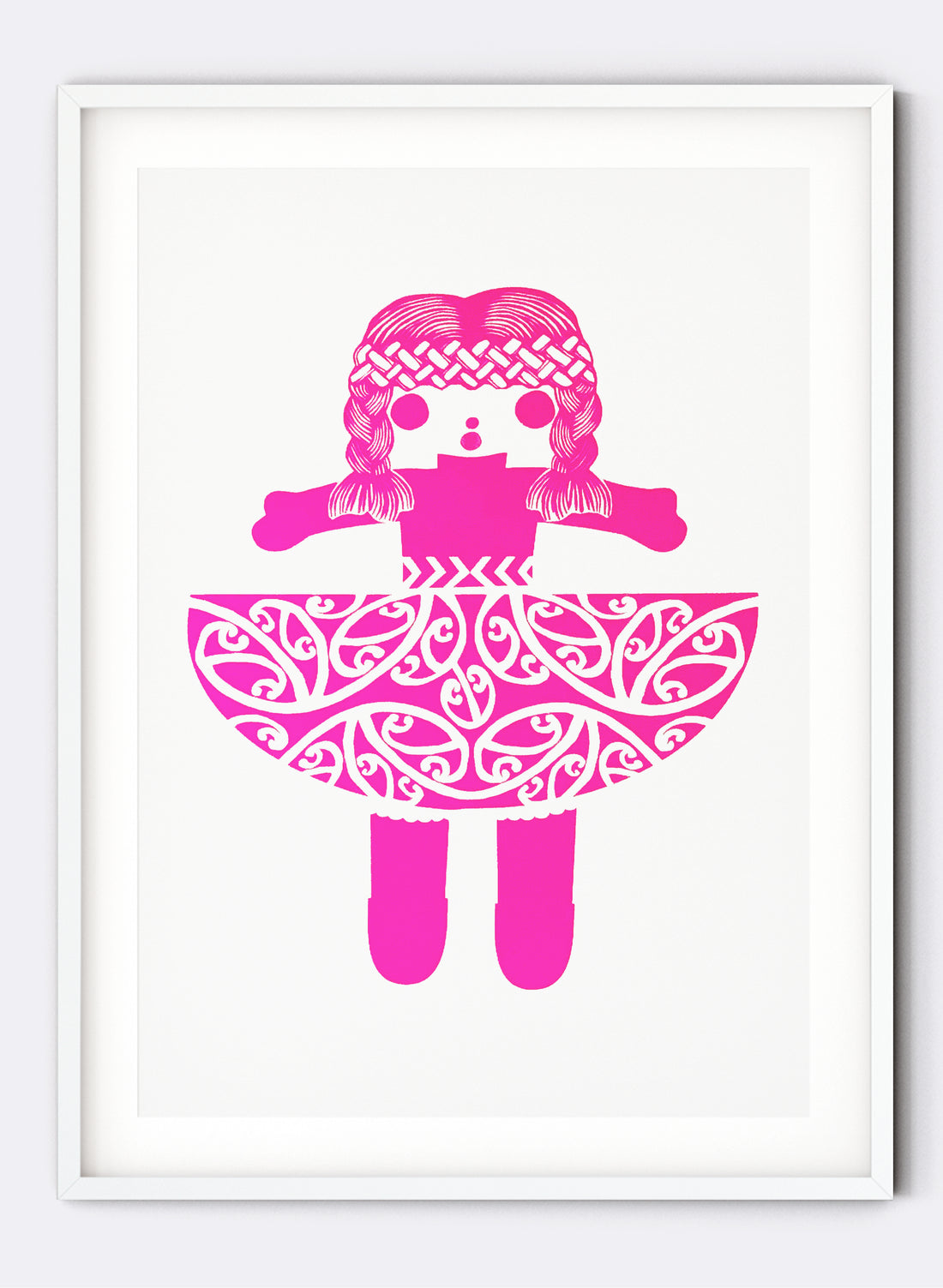 Mini Big Hug Pink - Screenprint