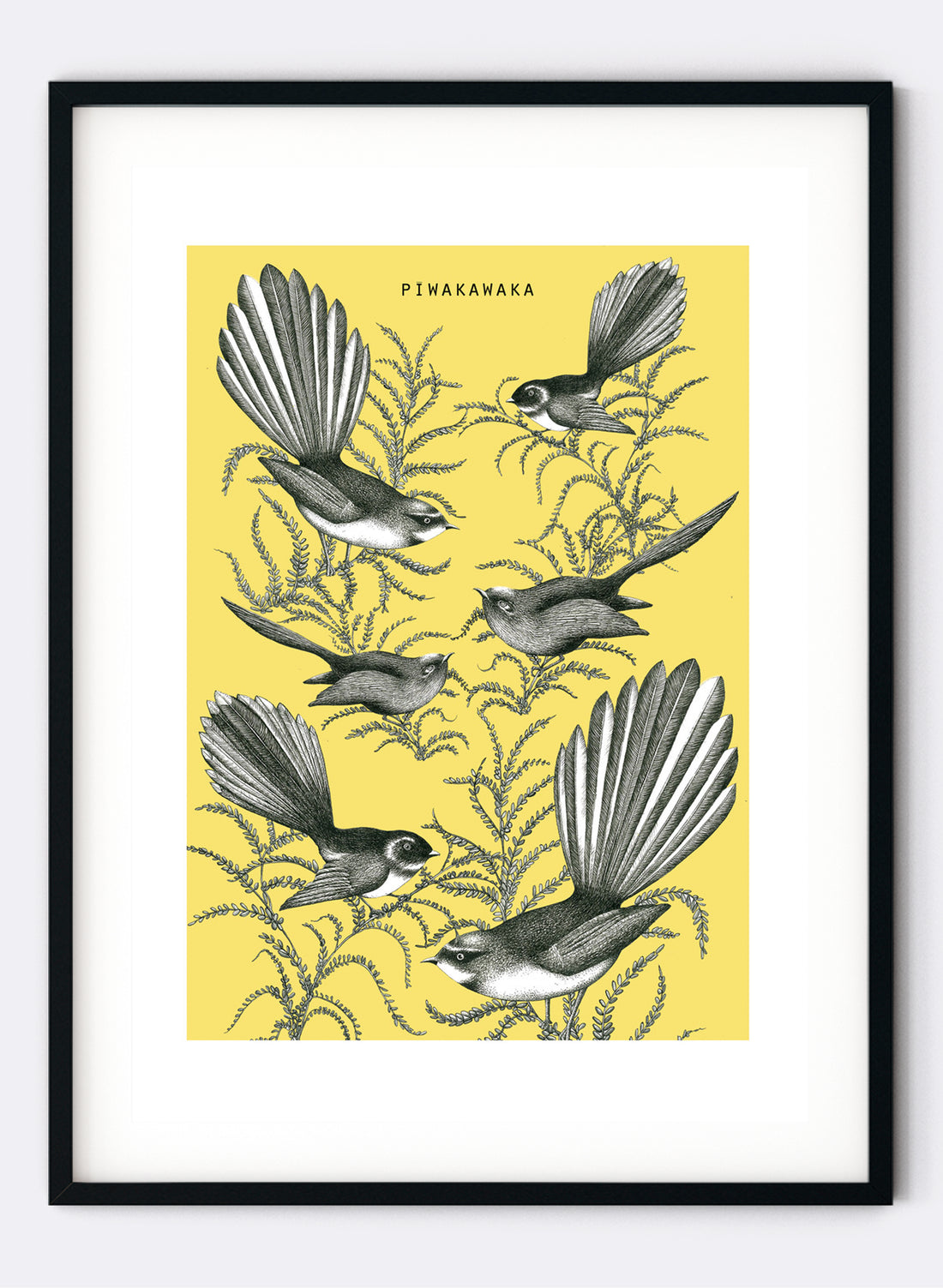 Fantail (Yellow) - Digital Print