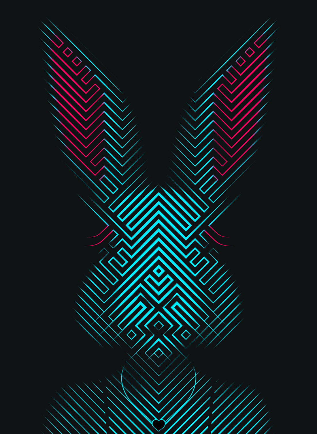 Bunny - Blue &amp; Pink