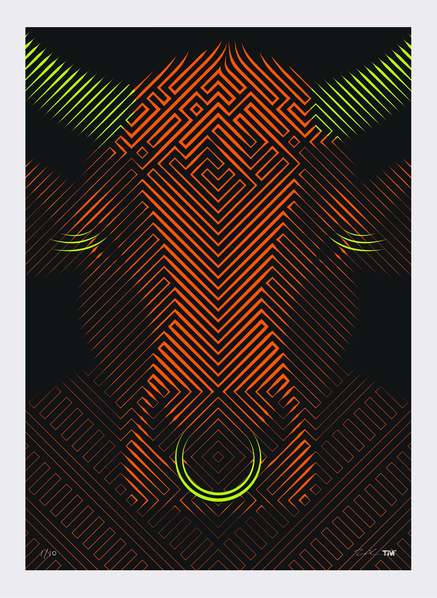 Beautibull - Orange &amp; Green