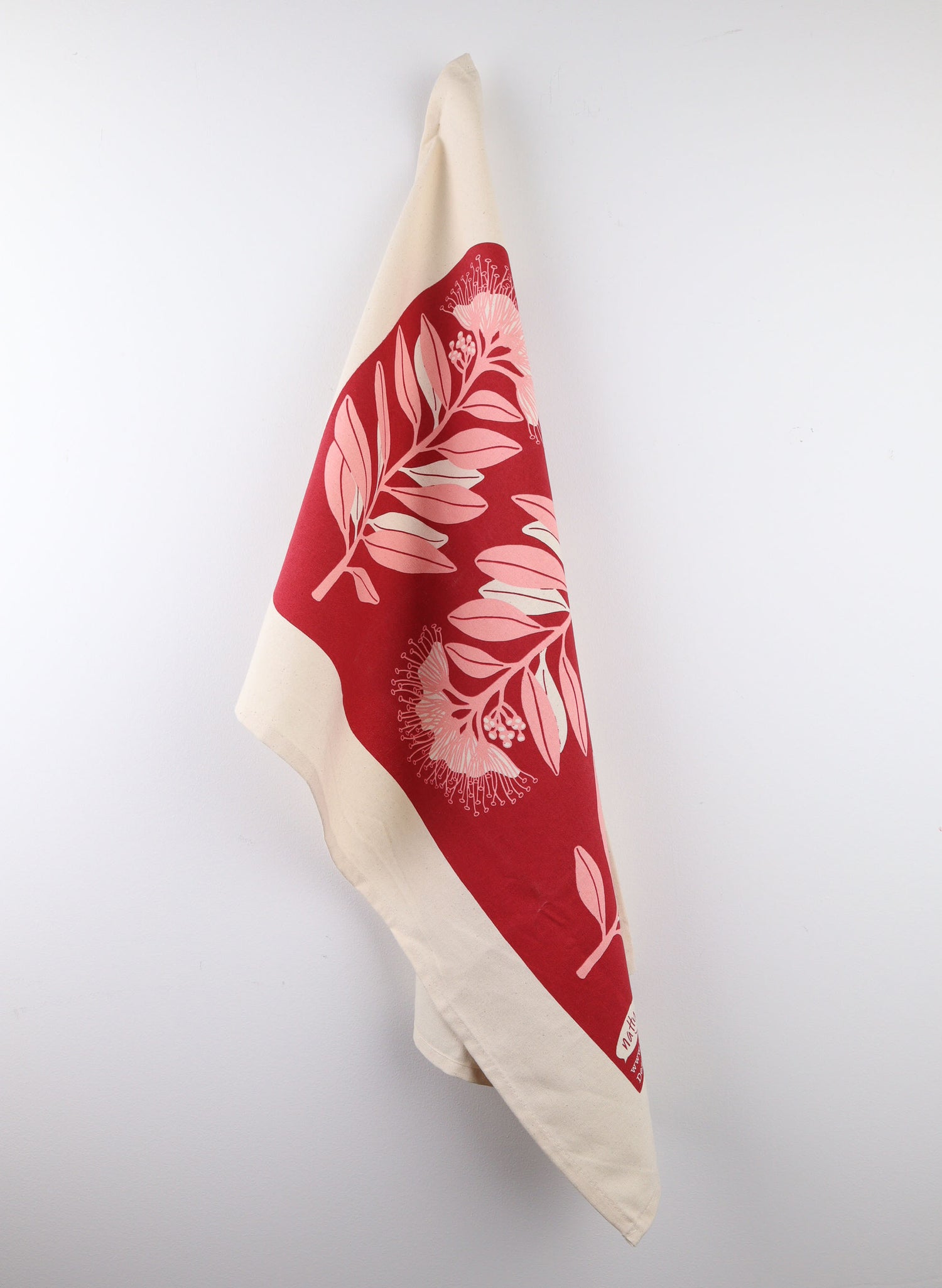 Pohutukawa Tea Towel - Red