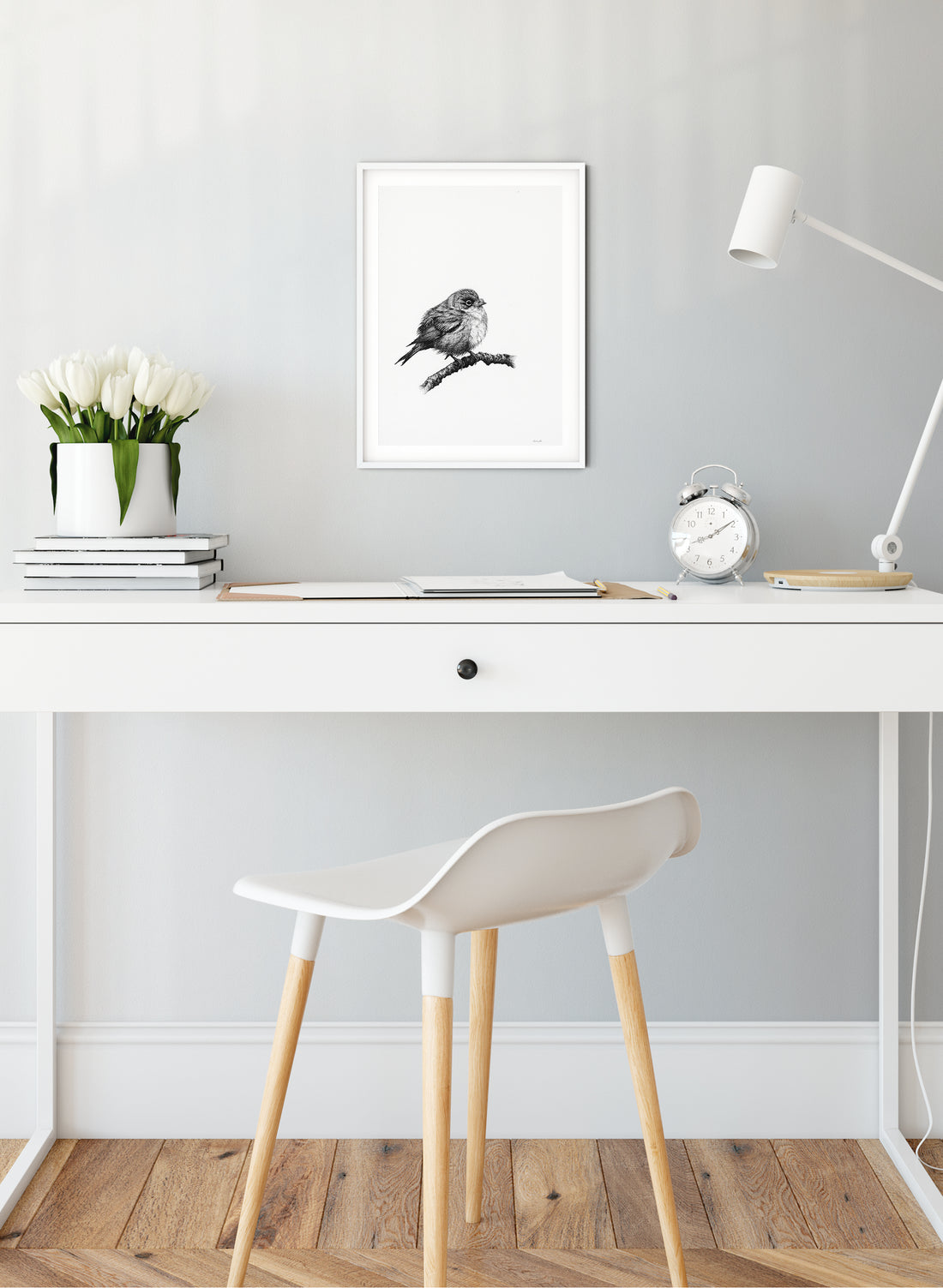 Wax Eye w/ Glasses - Giclée Print