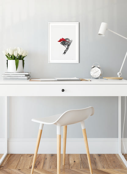 Rifleman with Cape - Giclée Print