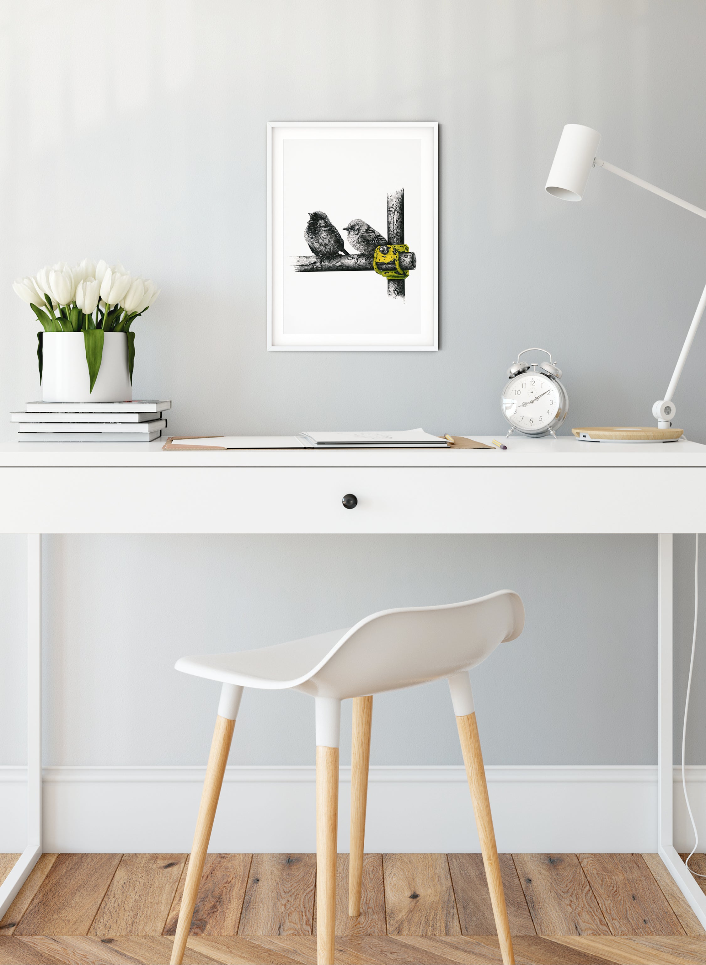 Sparrows - &quot;Seriously!?!&quot; - Giclée Print
