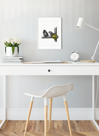 Sparrows - &quot;Seriously!?!&quot; - Giclée Print