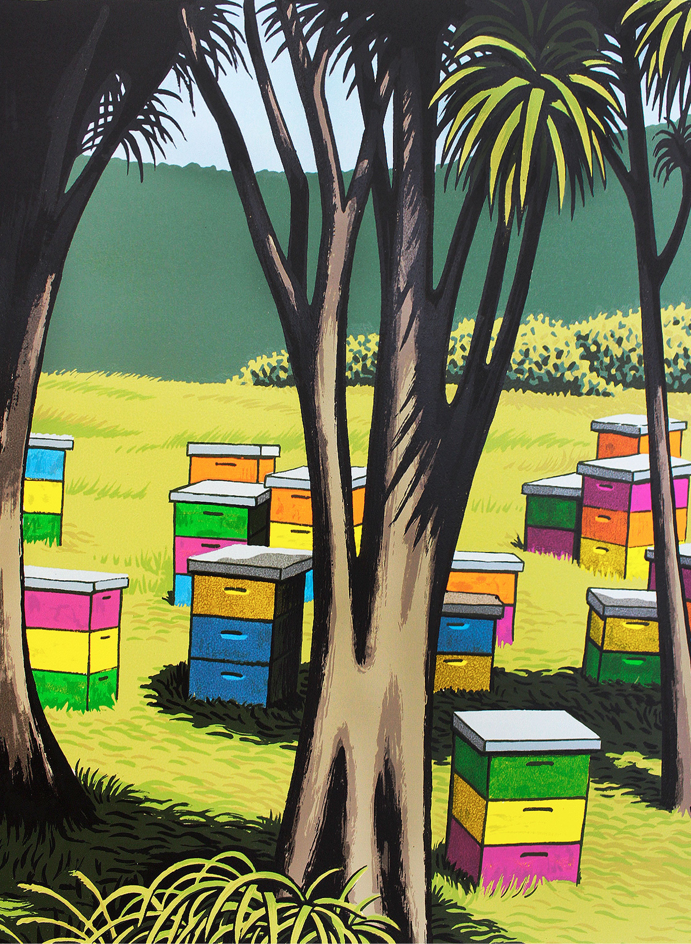 Bright Hives Waipiro - Screen Print