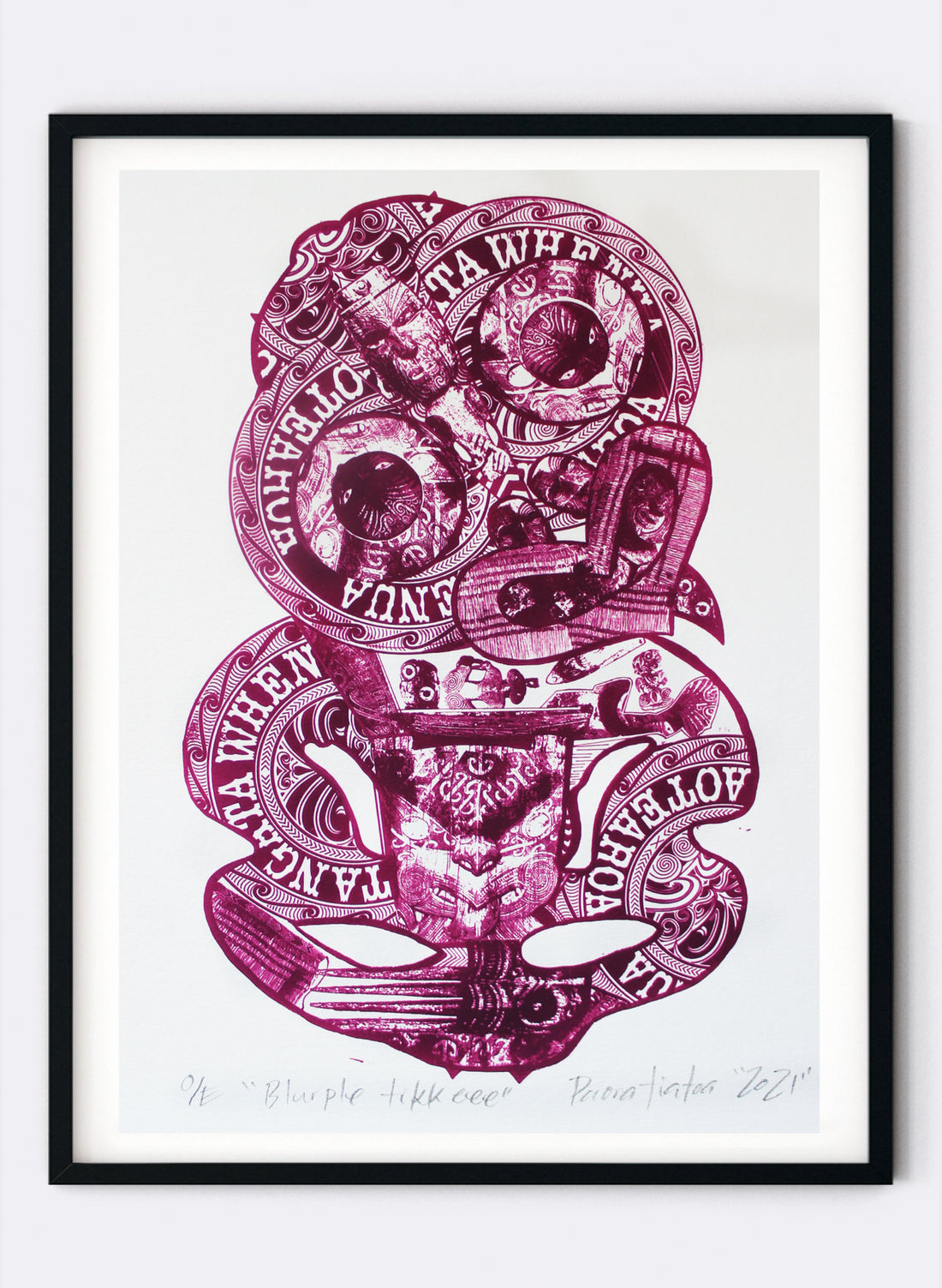 Blurple Tikkeee (A4) - Digital Print