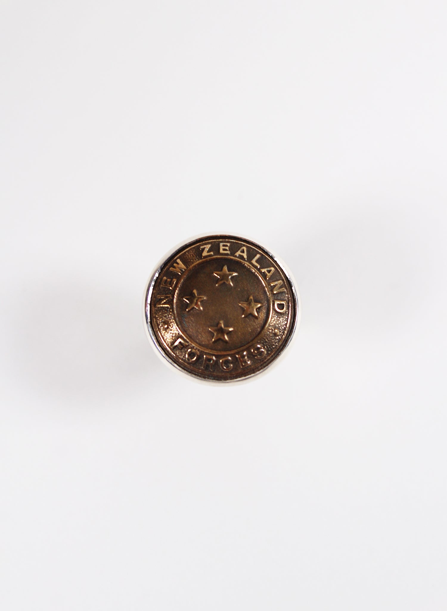 NZ Forces Signet Ring - Bronze &amp; Sterling Silver Ring (Large)