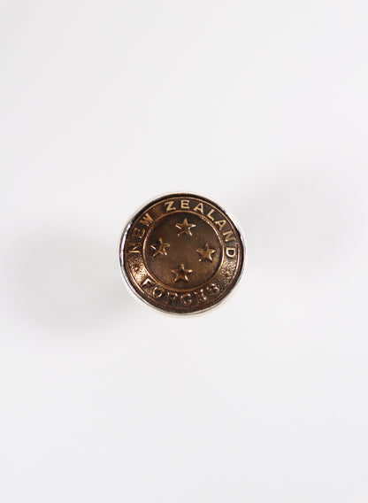 NZ Forces Signet Ring - Bronze &amp; Sterling Silver Ring (Large)