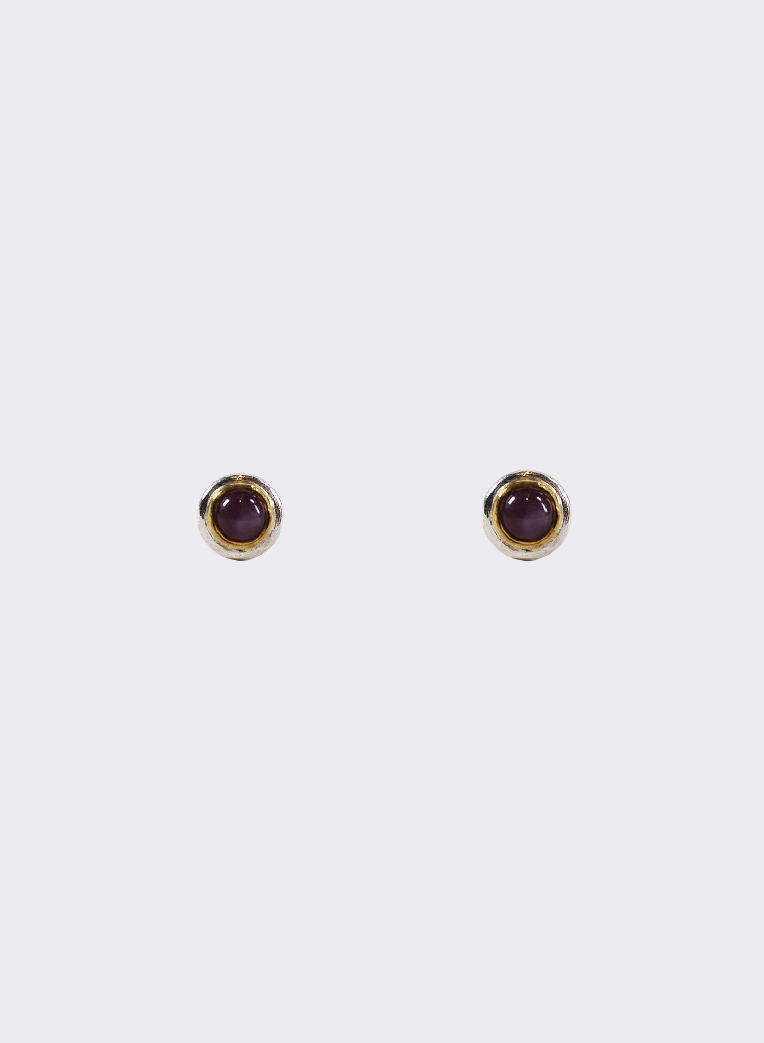 Natural Ruby Studs