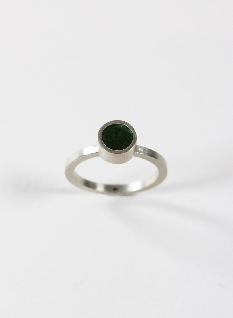 Pounamu Circle Ring