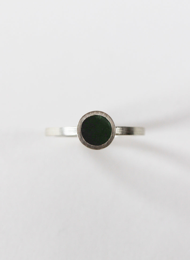 Pounamu Circle Ring