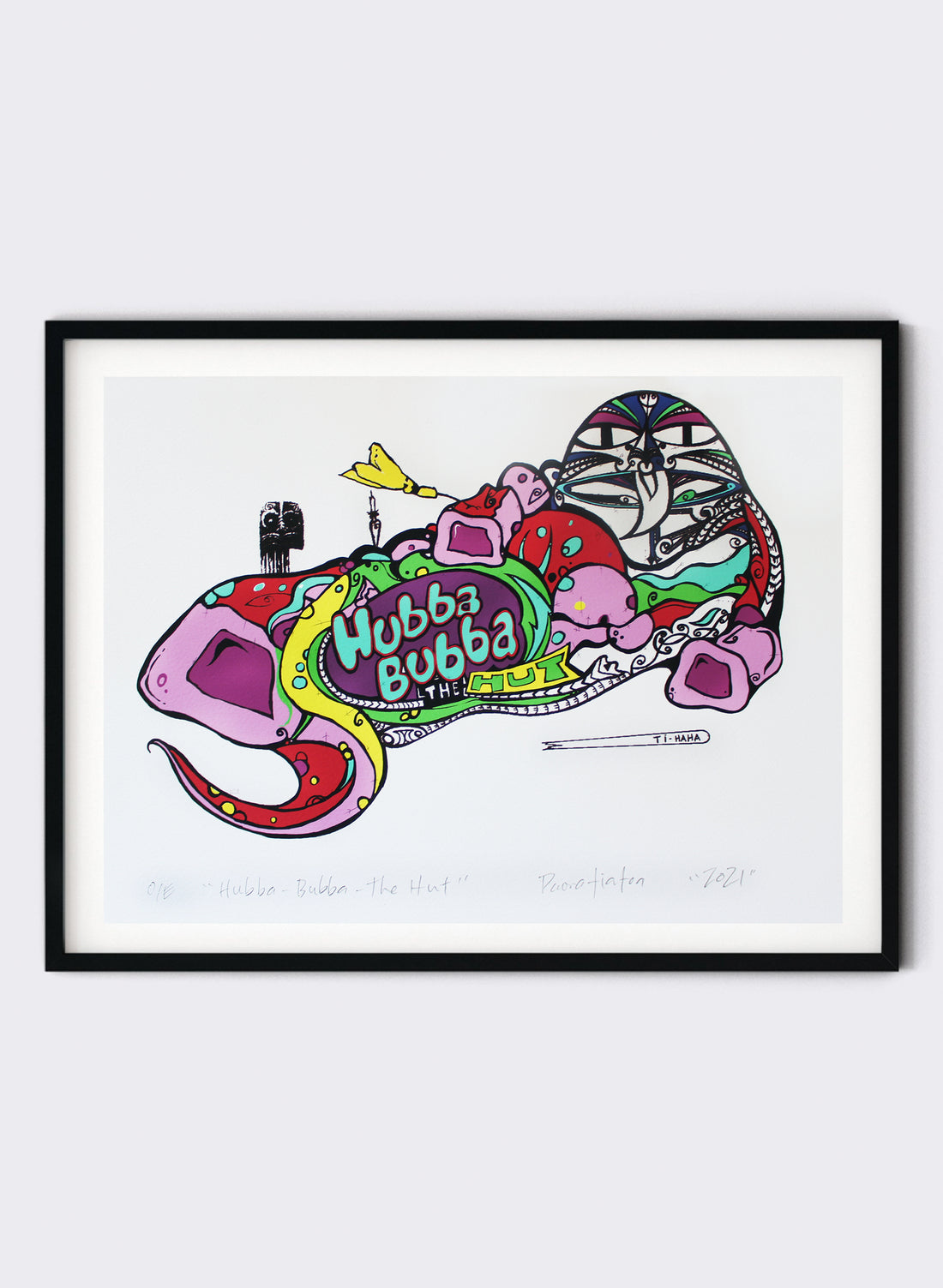 Hubba Bubba, The Hut - Digital Print