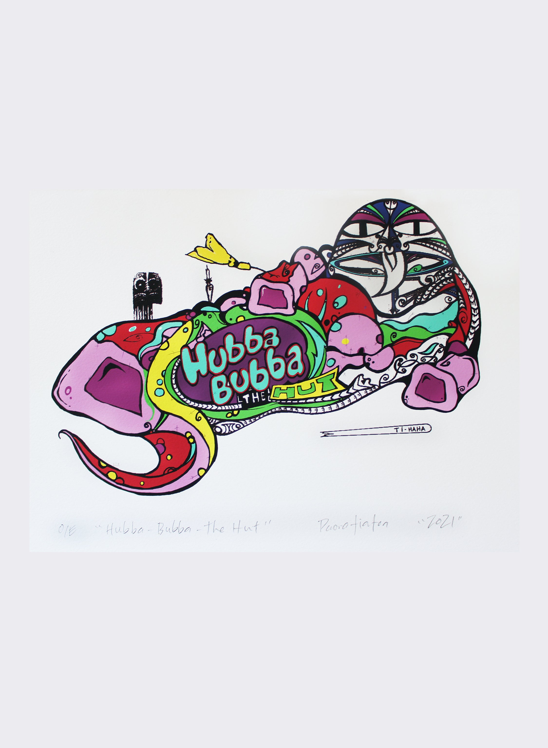 Hubba Bubba, The Hut - Digital Print