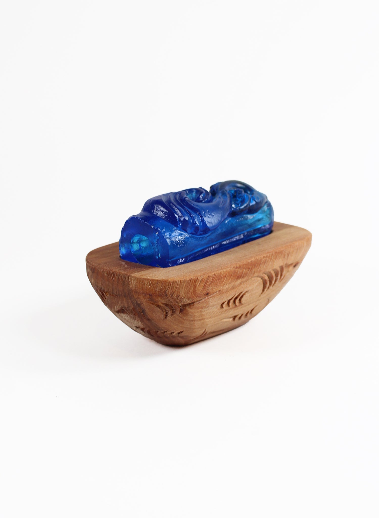 Blue Glass Koauau + Waka Huia