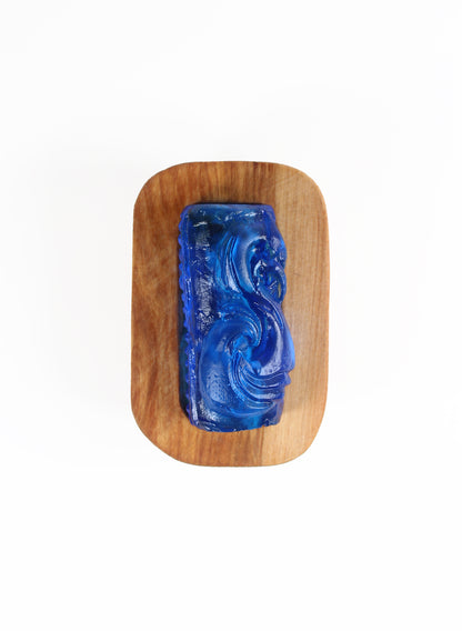 Blue Glass Koauau + Waka Huia