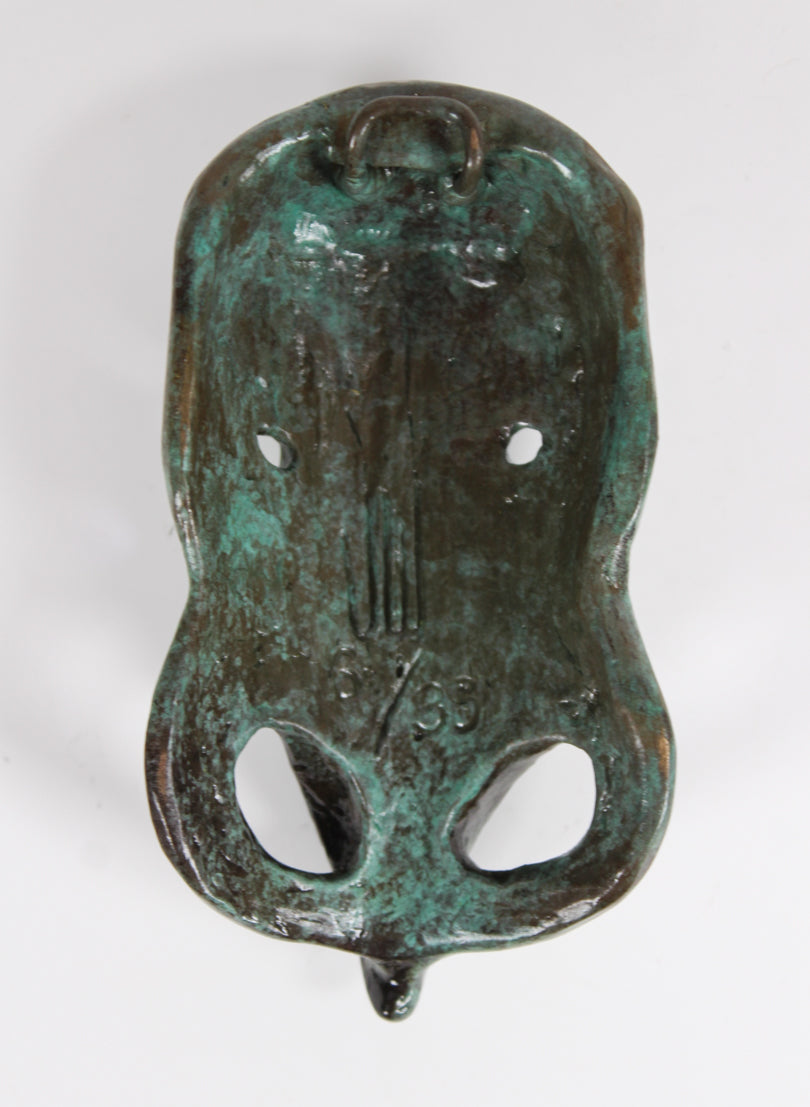 Bronze Tiki Mask - Te Wheku Tuawha