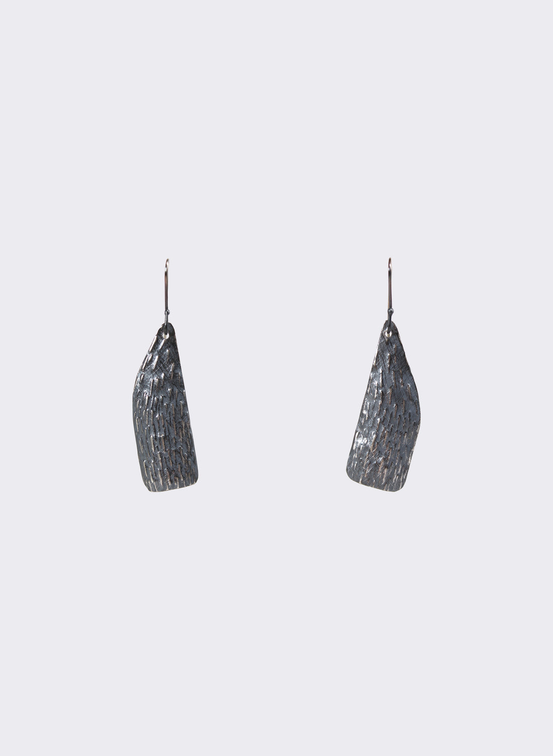 Medium Dash Drops - Oxidised Sterling Silver