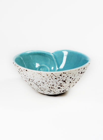 Small Koru Bowl - Aqua