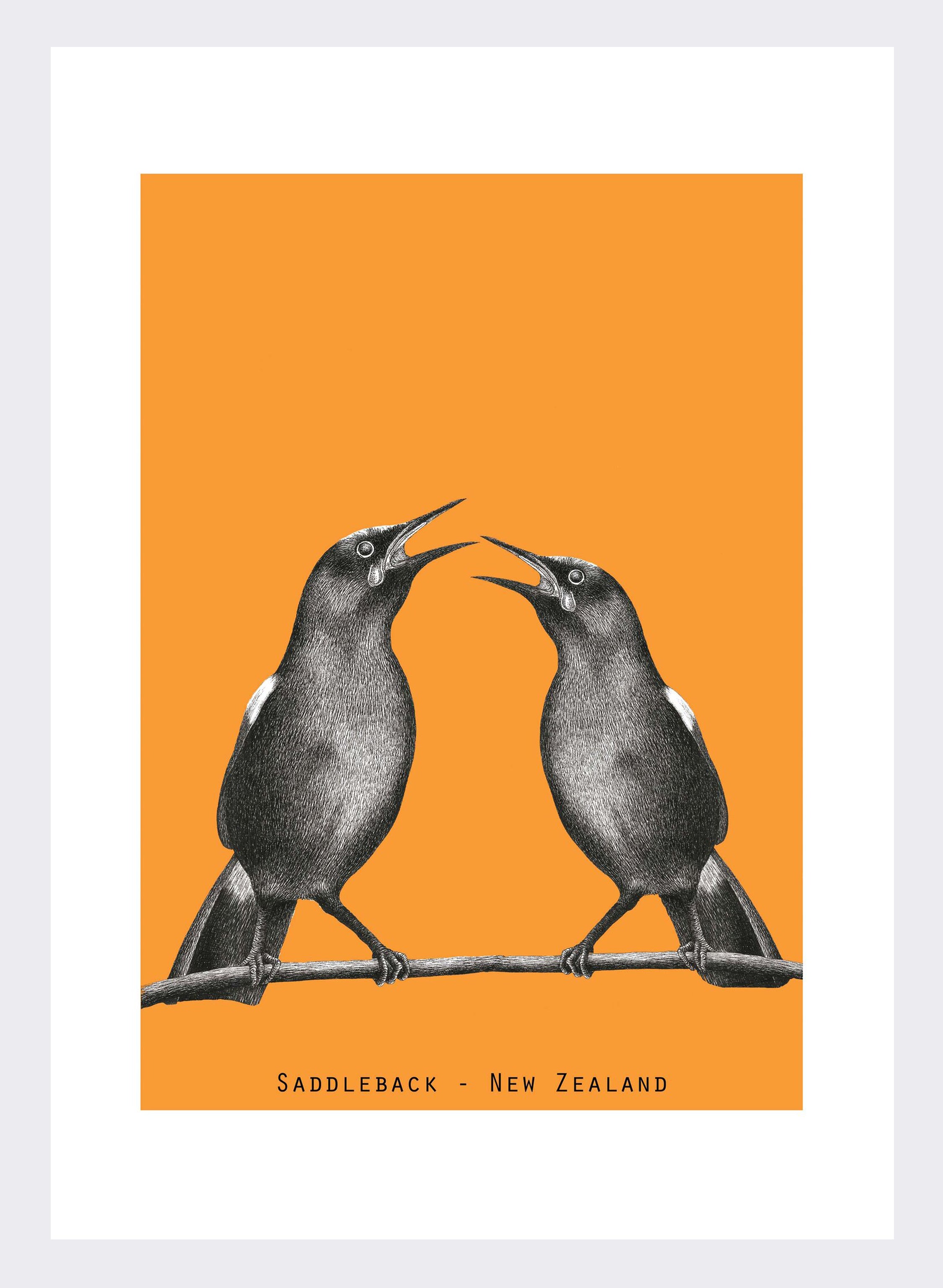 Saddleback (Orange) - Digital Print