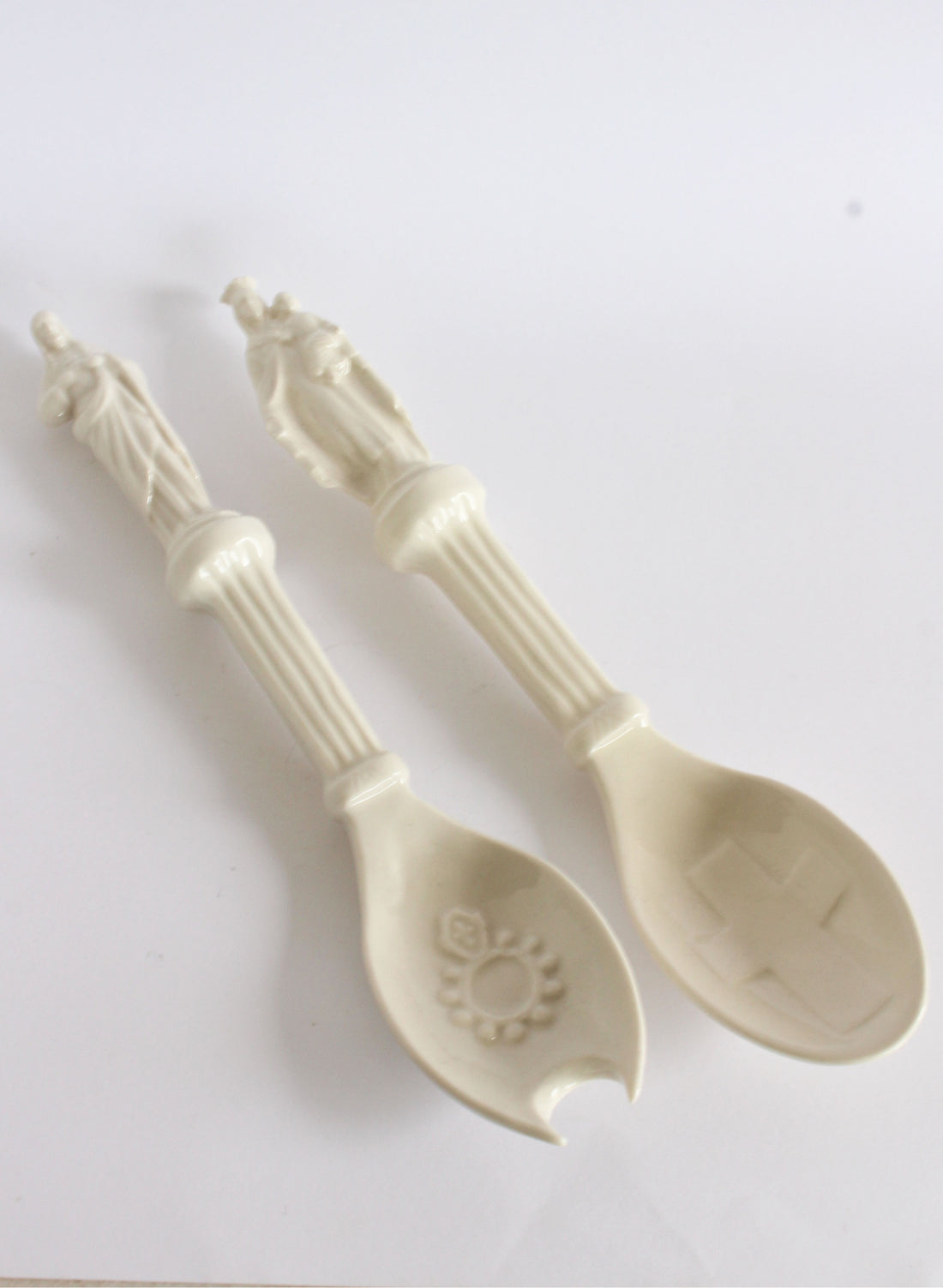 Religious Iconographic Salad Servers