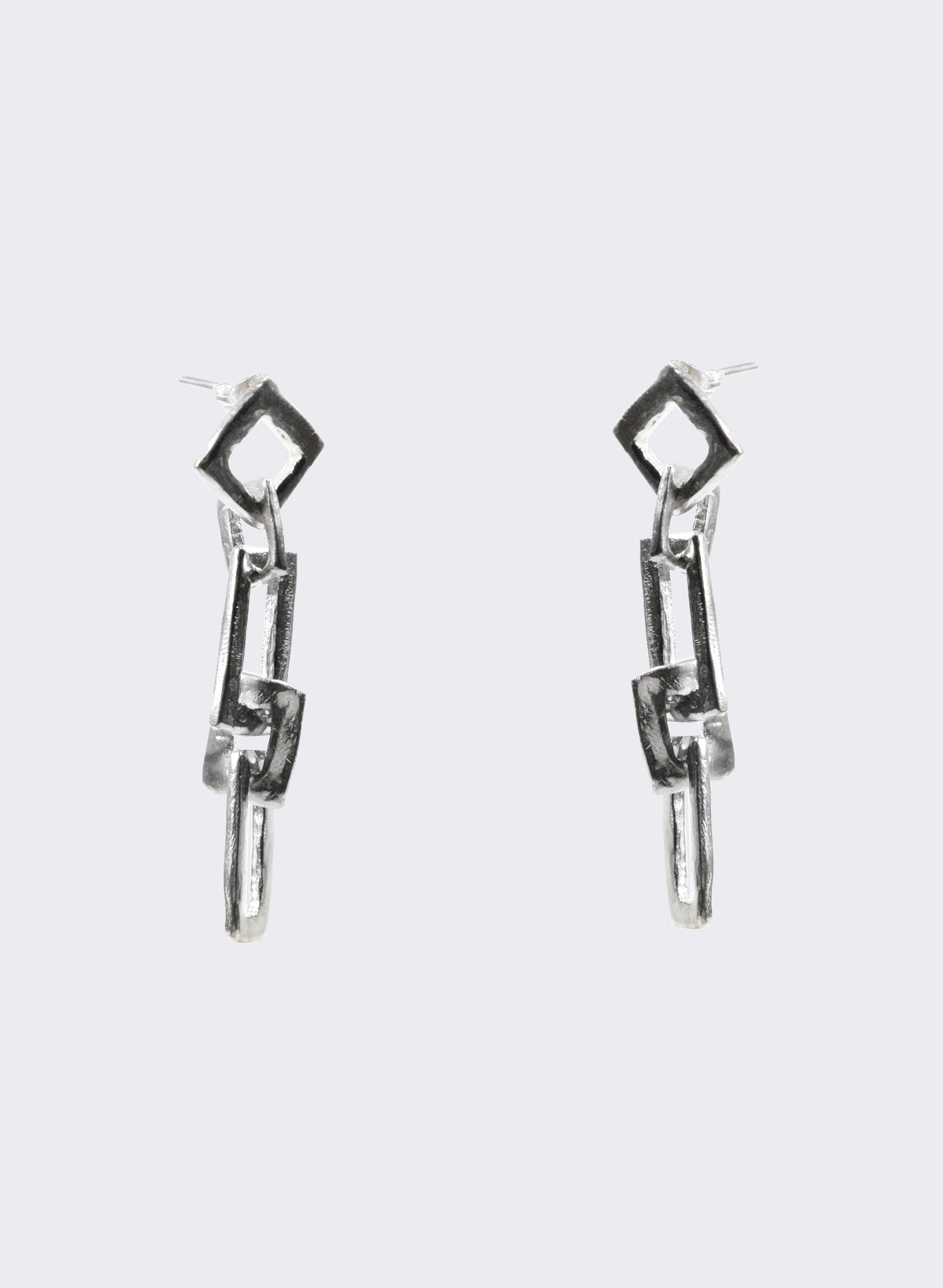 Modernist Earring No.4 - Sterling Silver