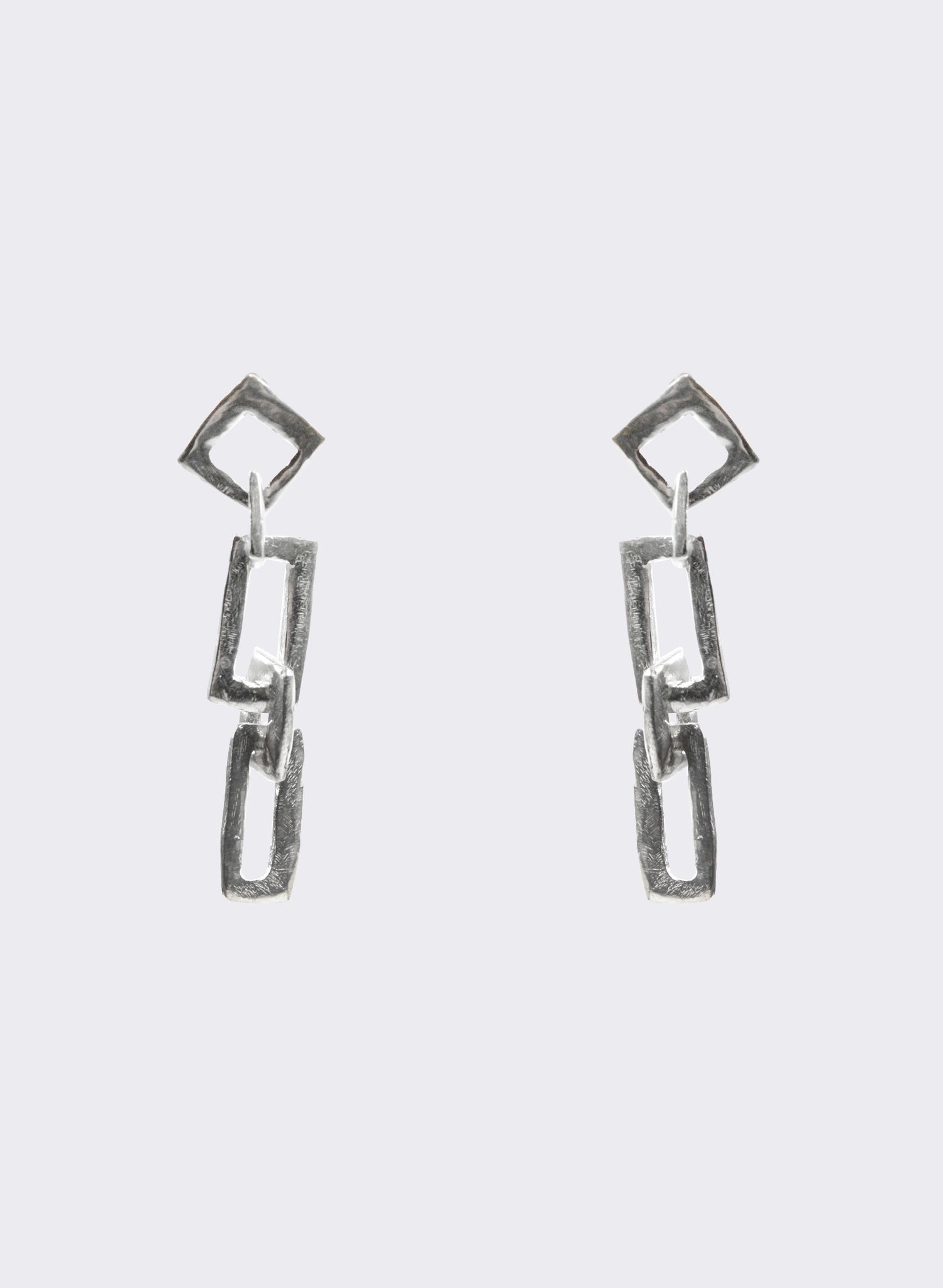 Modernist Earring No.4 - Sterling Silver