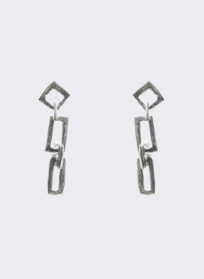 Modernist Earring No.4 - Sterling Silver